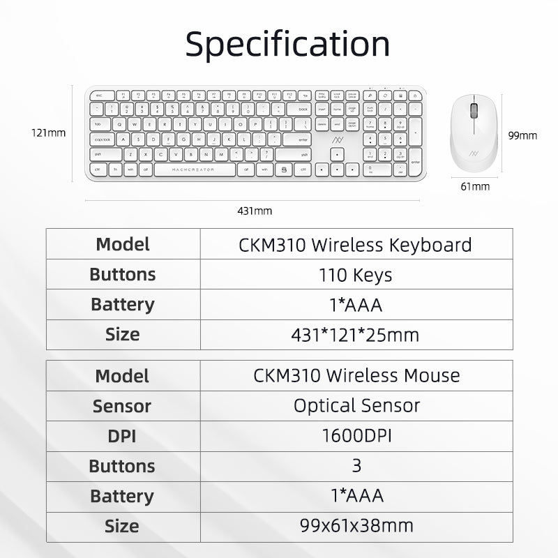 CKM3 Keyboard + Mouse