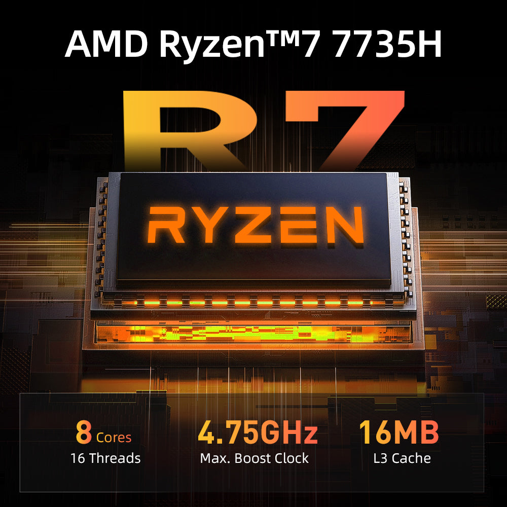 Machenike L16A AMD Ryzen 7000 Series (16”) Laptop