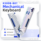 K500B-B87 Wired Mechanical Keyboard