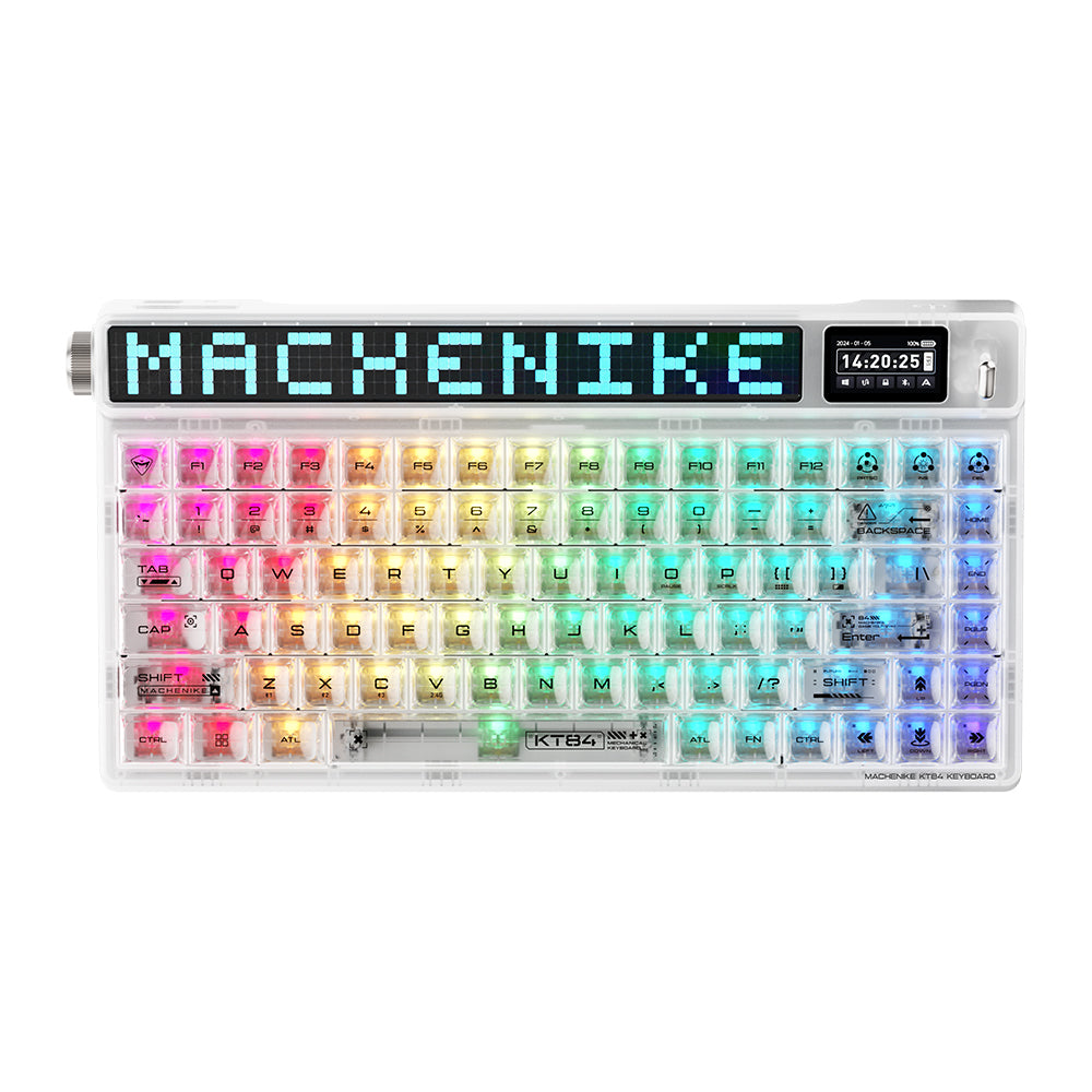 Machenike | KT68 Pro Teclado mecânico de tela inteligente