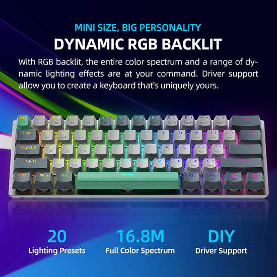 Machenike | K500-B61W Wireless Mechanical Keyboard – Machenike Official ...