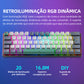 K500-B61 Wired Mechanical Keyboard - ABNT2 Layout