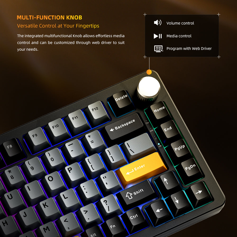 Machenike | K500-B82W Wired Mechanical Keyboard