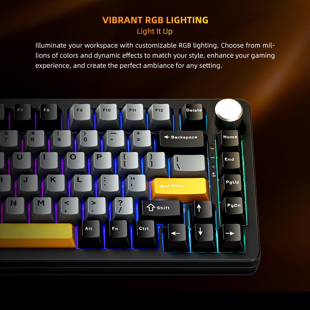 MACHENIKE | Teclado mecânico com fio K500