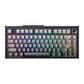 MACHENIKE KG75 Black-Grey mechanical keyboard front view