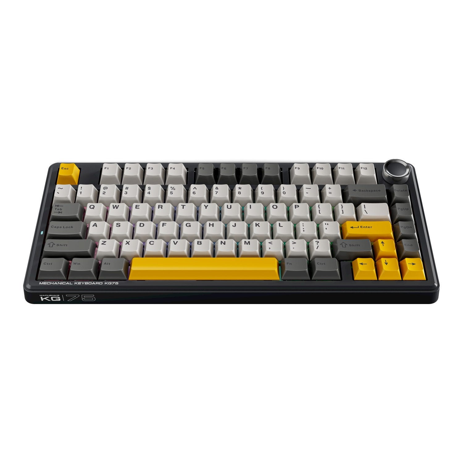 MACHENIKE KG75 mechanical keyboard front angle view