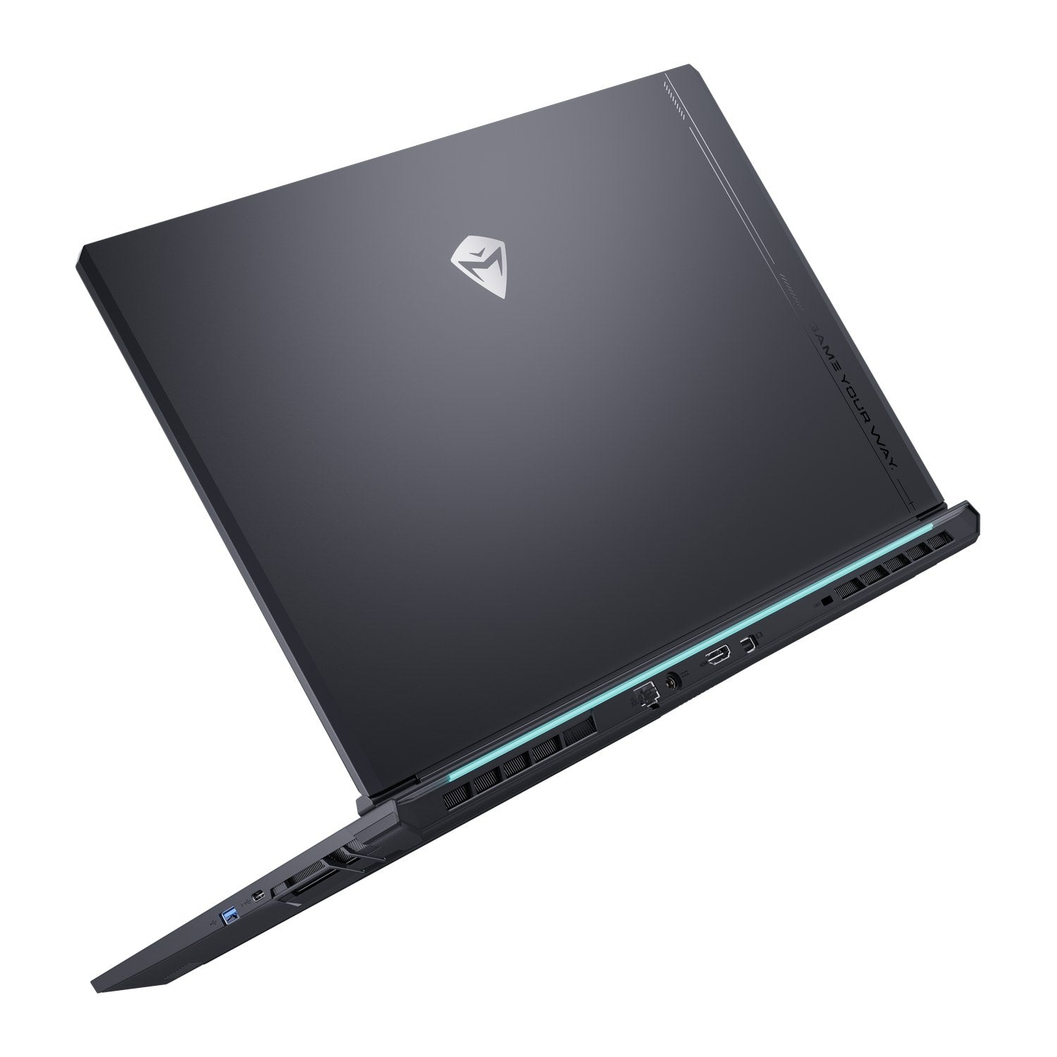 MACHENIKE L17 gaming laptop closed-lid rear view