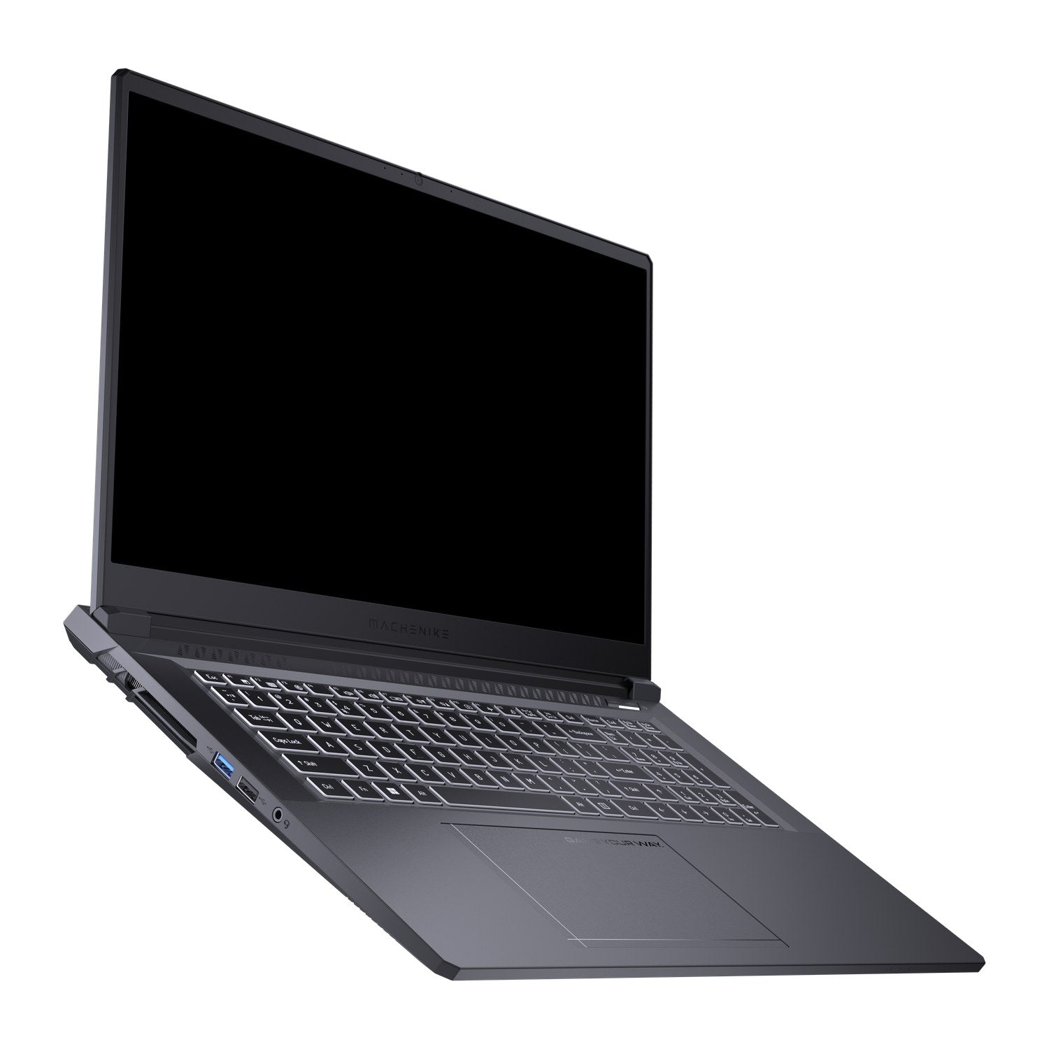 MACHENIKE L17 gaming laptop left-front view
