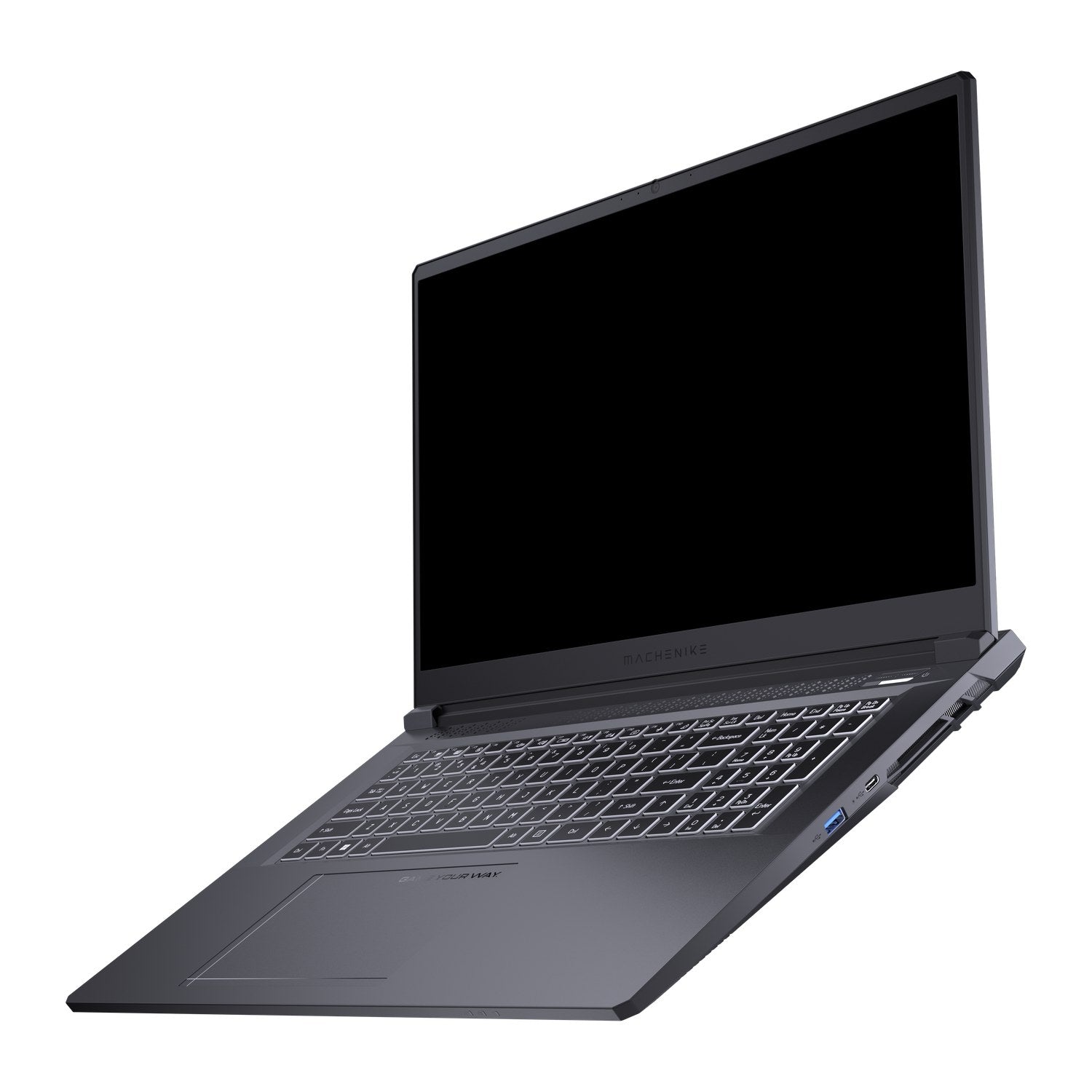 MACHENIKE L17 gaming laptop right-front view