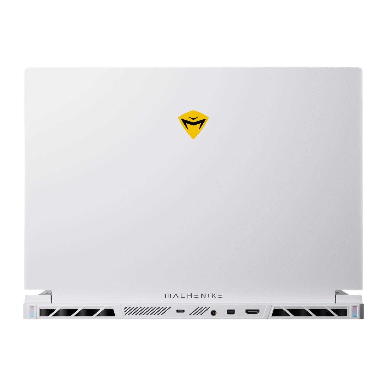MACHENIKE Light 16 S Ultra gaming laptop rear ports and closed-lid view