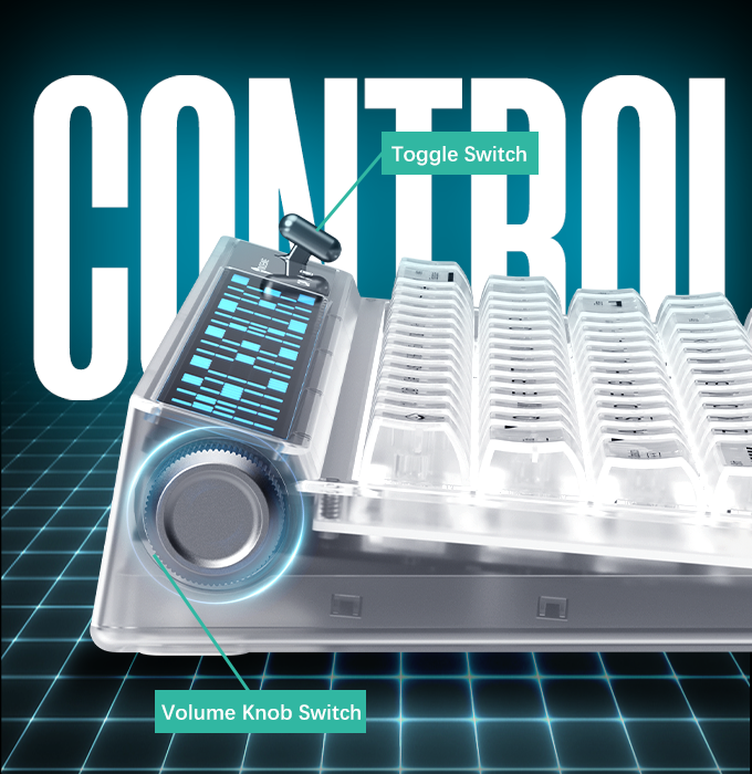 Machenike | KT68 Pro Smart Screen Mechanical Keyboard Machenike | KT68 Pro Smart Screen Mechanical Keyboard