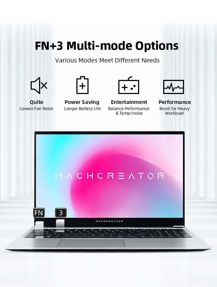 Machcreator Um laptop da Intel 11 (15,6 ”)