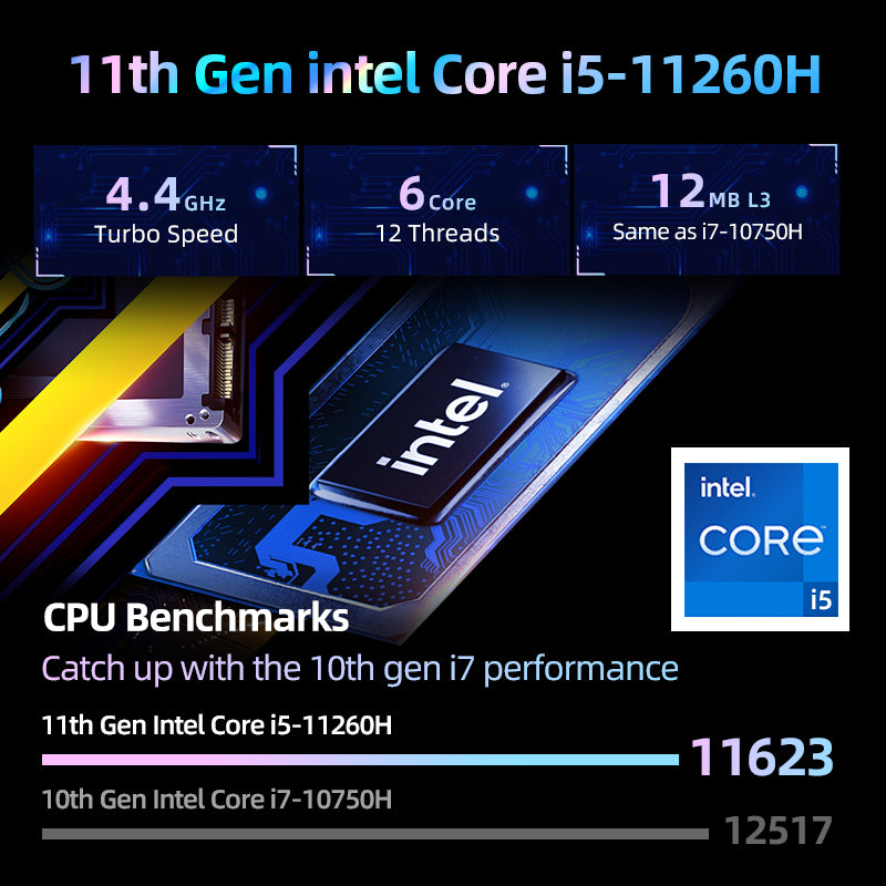 Machenike T58-VA GEN 11 Intel (15,6 ”) laptop de jogo