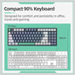 Teclado mecânico com fio K500
