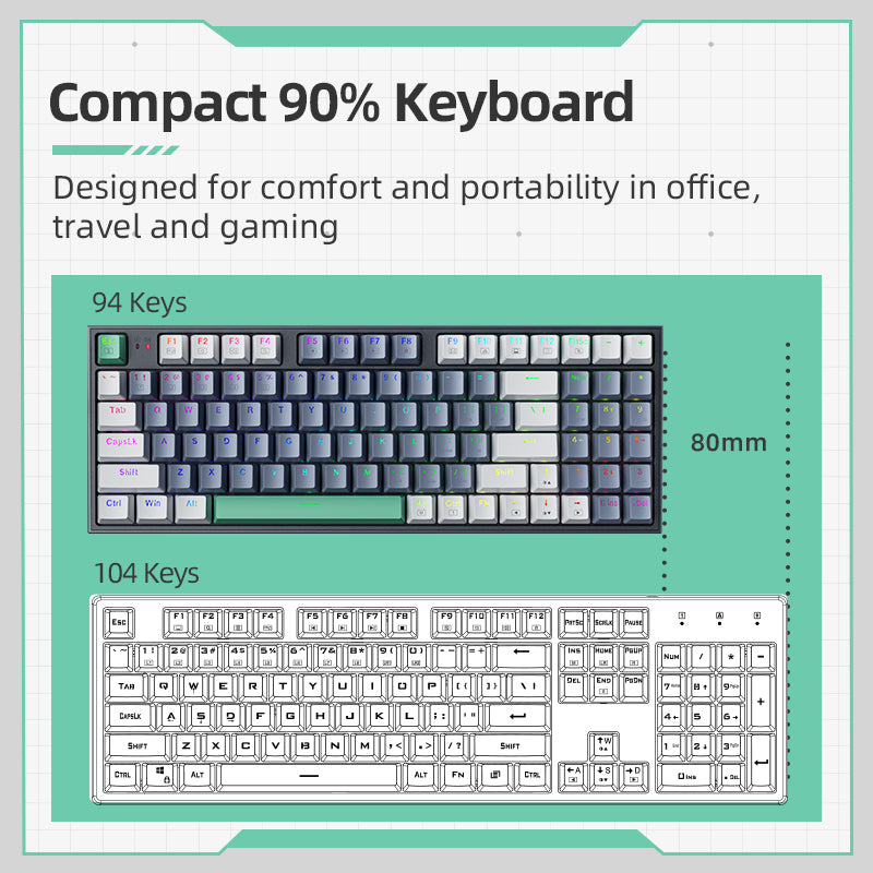 K500 Wired Mechanical Keyboard
