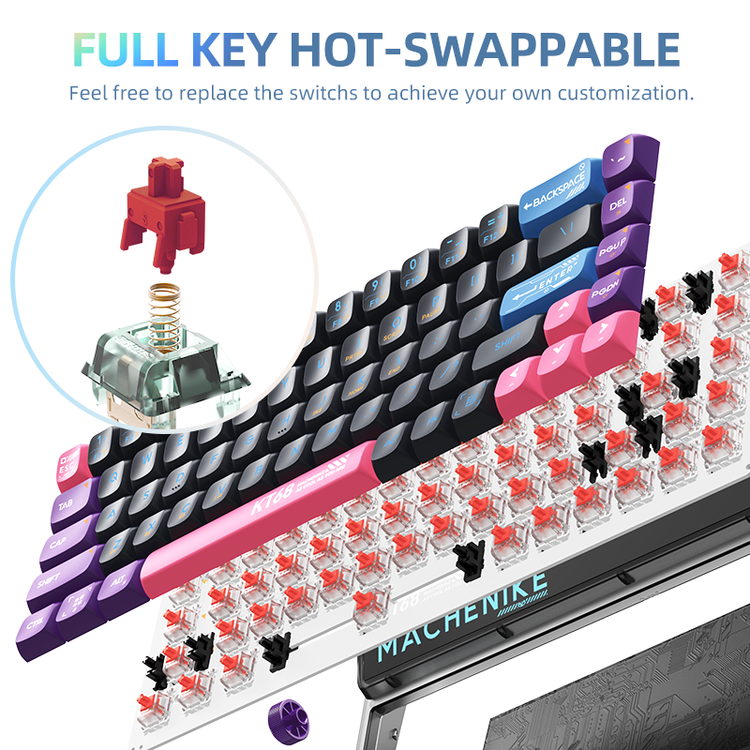 Machenike | KT68 Wireless Mechanical Keyboard – Machenike Official Store