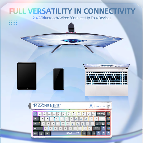 Machenike | KT68 Wireless Mechanical Keyboard