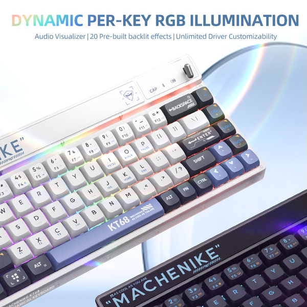 Machenike | KT68 Wireless Mechanical Keyboard
